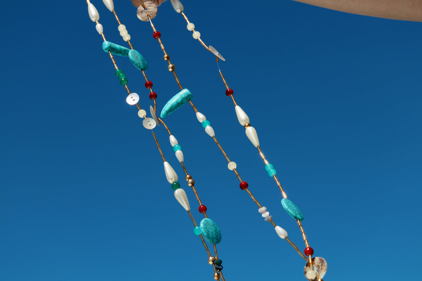 Hand-Made Beaded Belt/Necklace